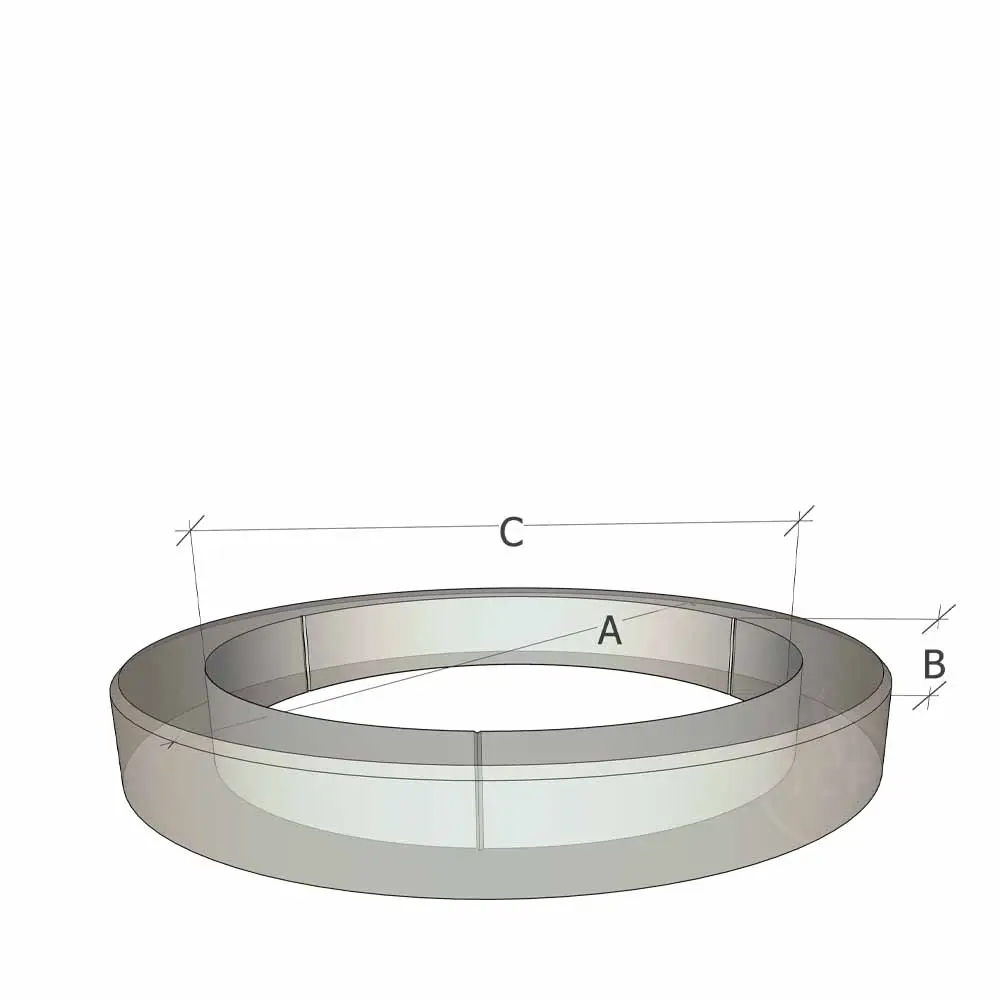 E61-groep pistonring silicone 8,50 mm - Image 3