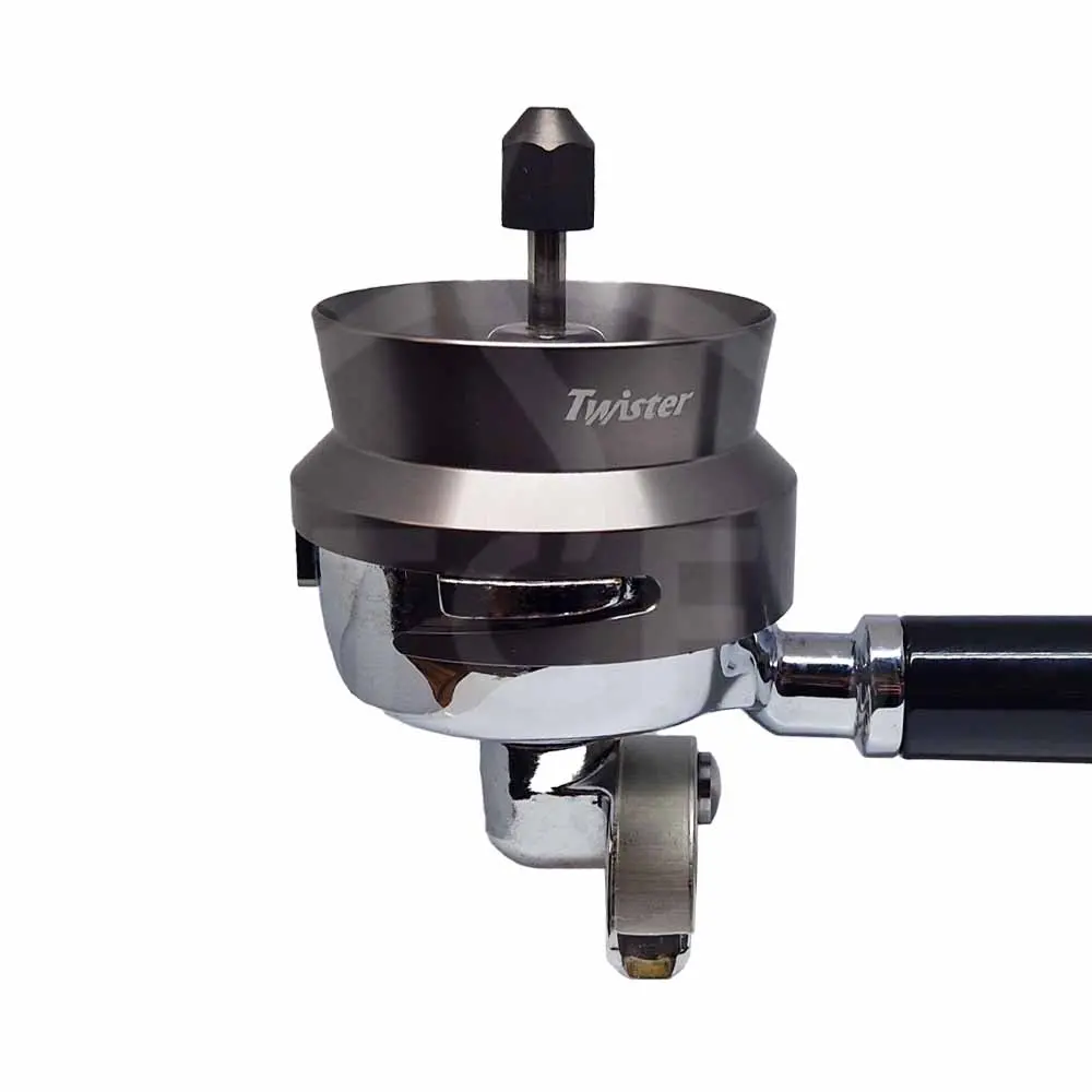 EDO Portafilter Twister zilver