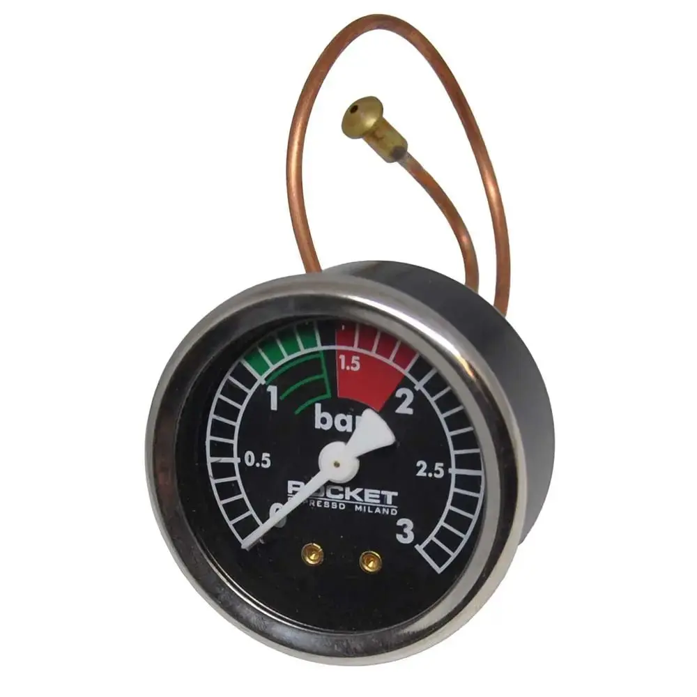 Rocket drukmeter stoom zwart