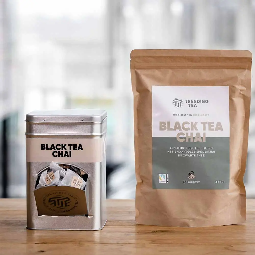 Trending Tea Black Tea Chai [100 piramides] - Image 2