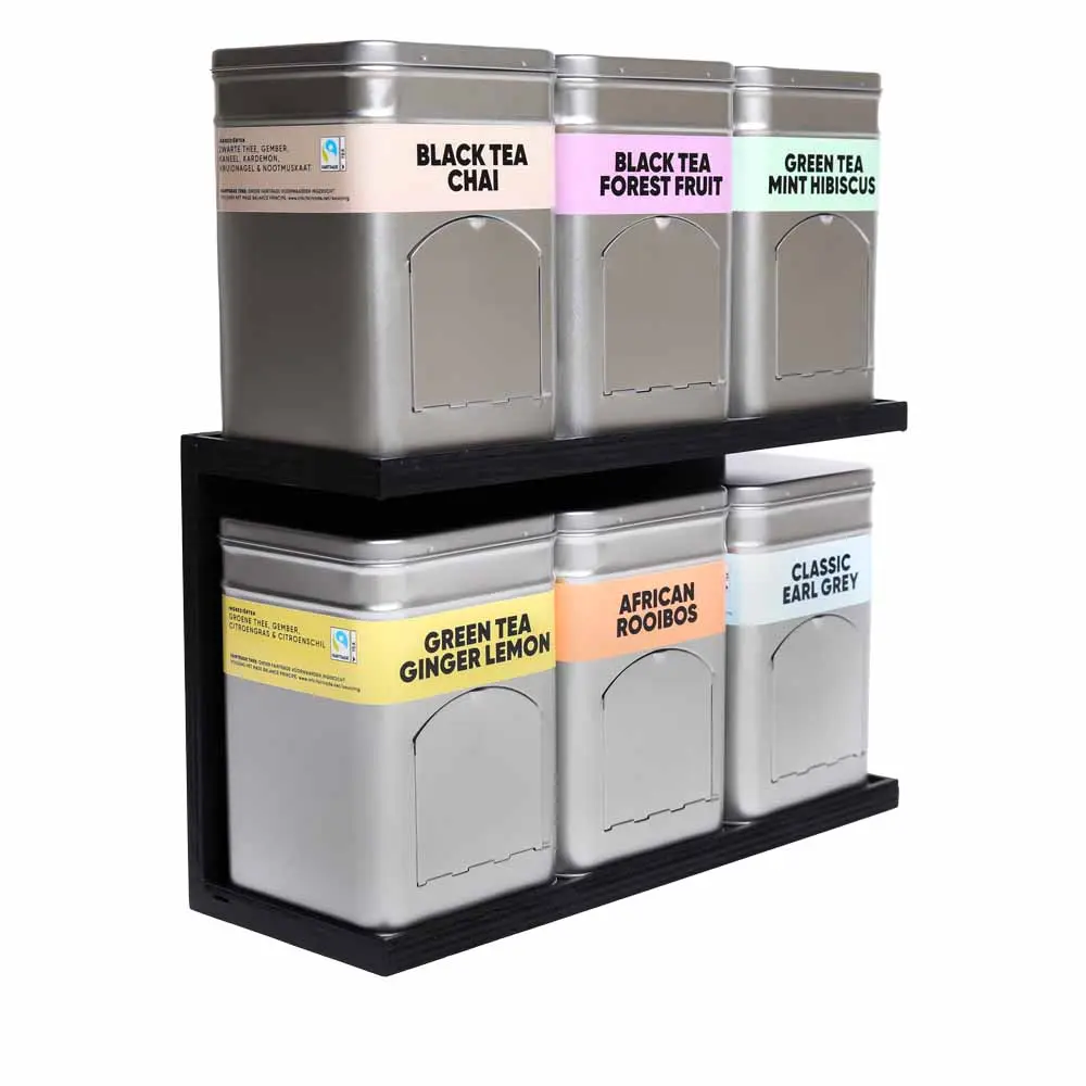 Trending Tea display houder (hout) - Image 2